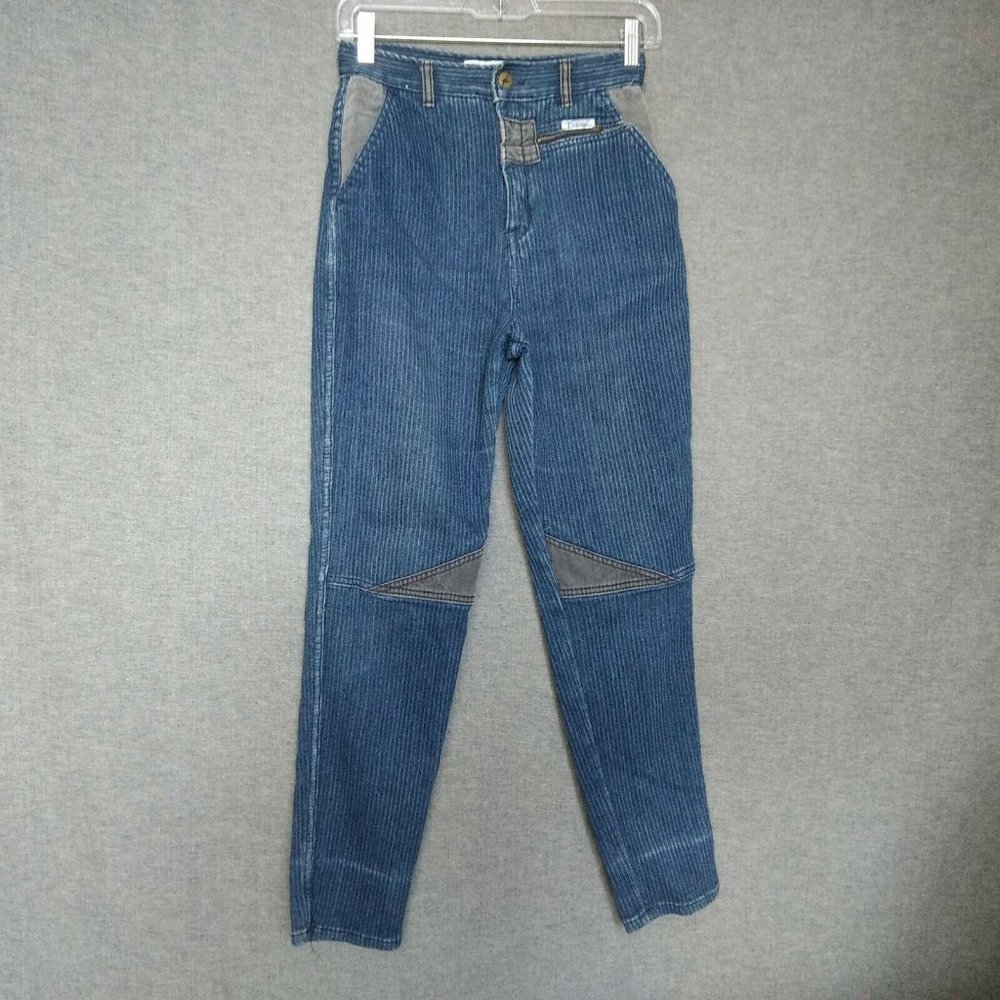 Vtg.Flamingo Jeans High Waisted Tapered Mom Jeans